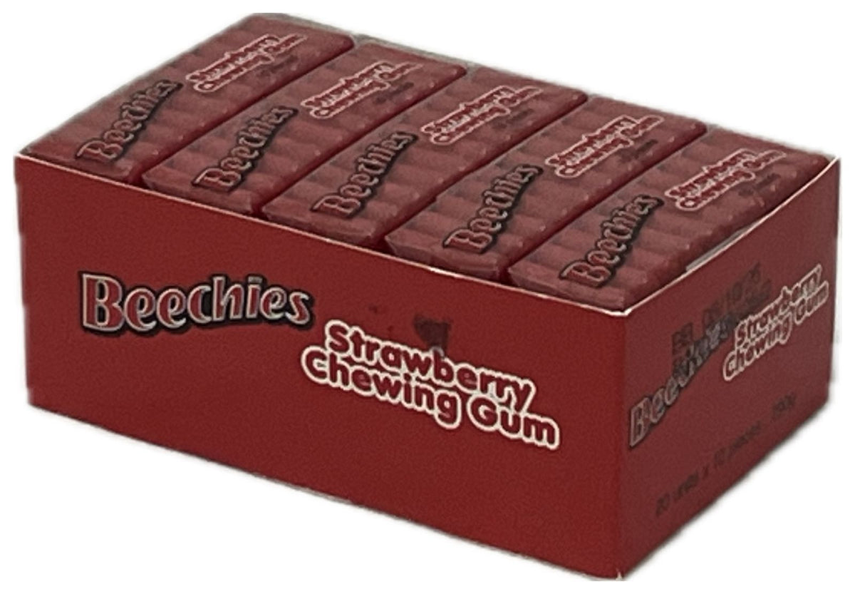 R6.05 UNIT - BOX PACK - BEECHIES STACK STRAWBERRY - 20 UNITS