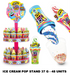 ICE CREAM POP STAND - 34 UNITS
